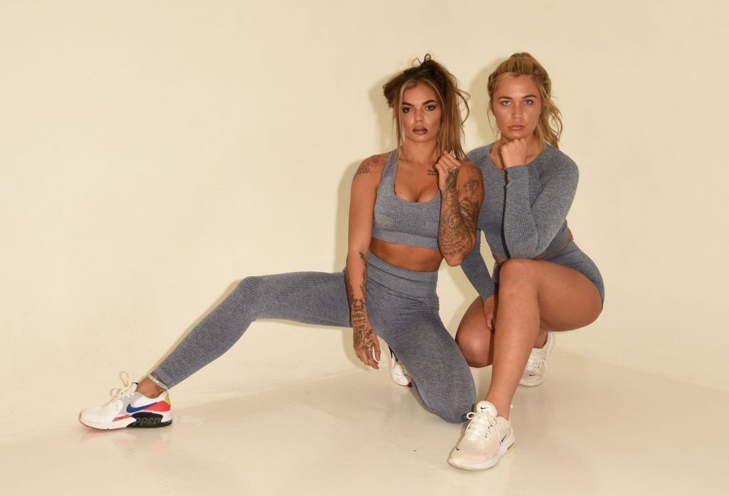 Sarah Hutchinson &amp; Charlotte Taundry Enjoy a Sexy and Sporty Photoshoot in Manchester (60 Photos)