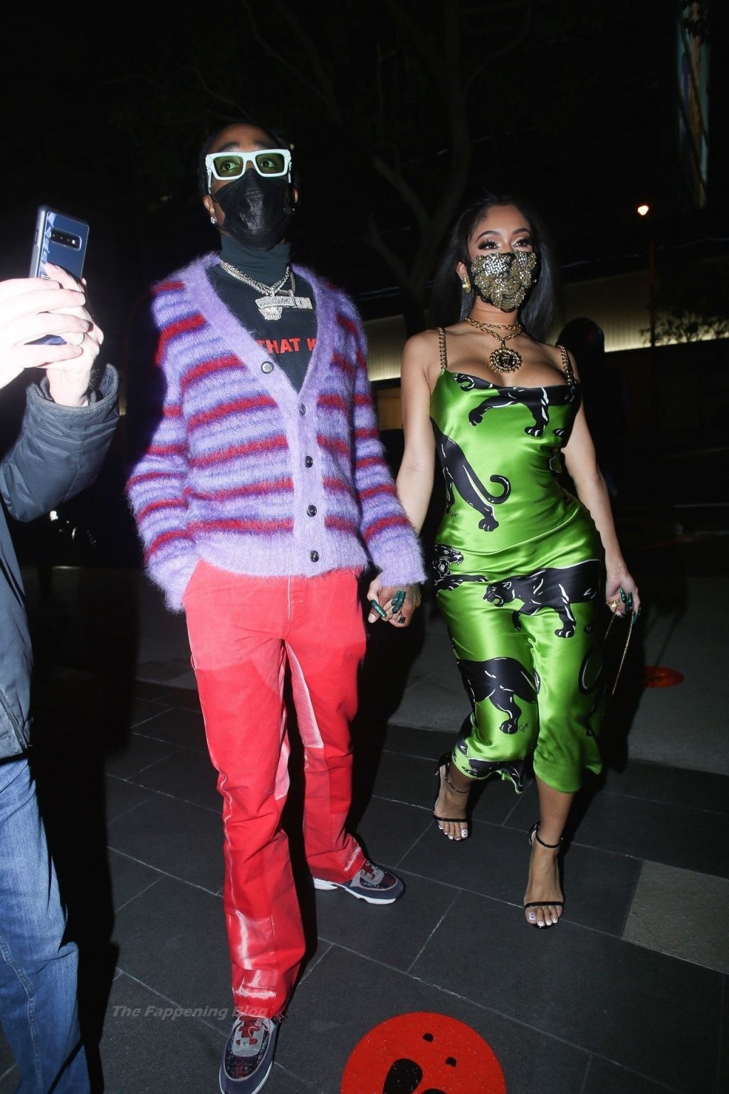 Quavo and Saweetie are Seen Holding Hands After Enjoying a Romantic Valentine’s Day Dinner (92 Photos)
