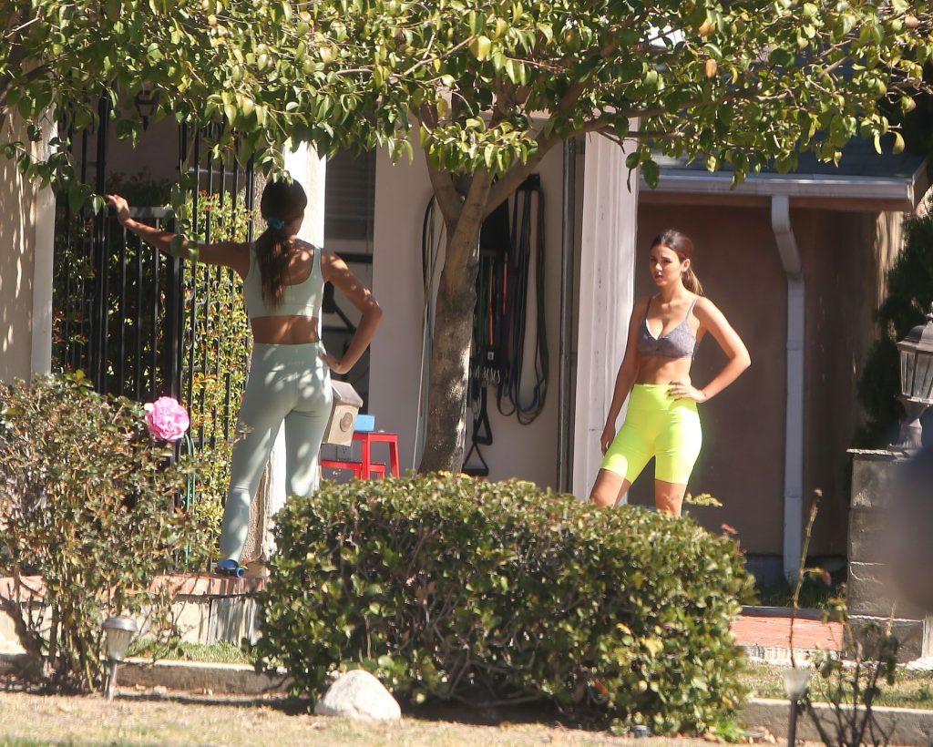 Victoria Justice &amp; Madison Reed are Spotted Working Out in LA (22 Photos)