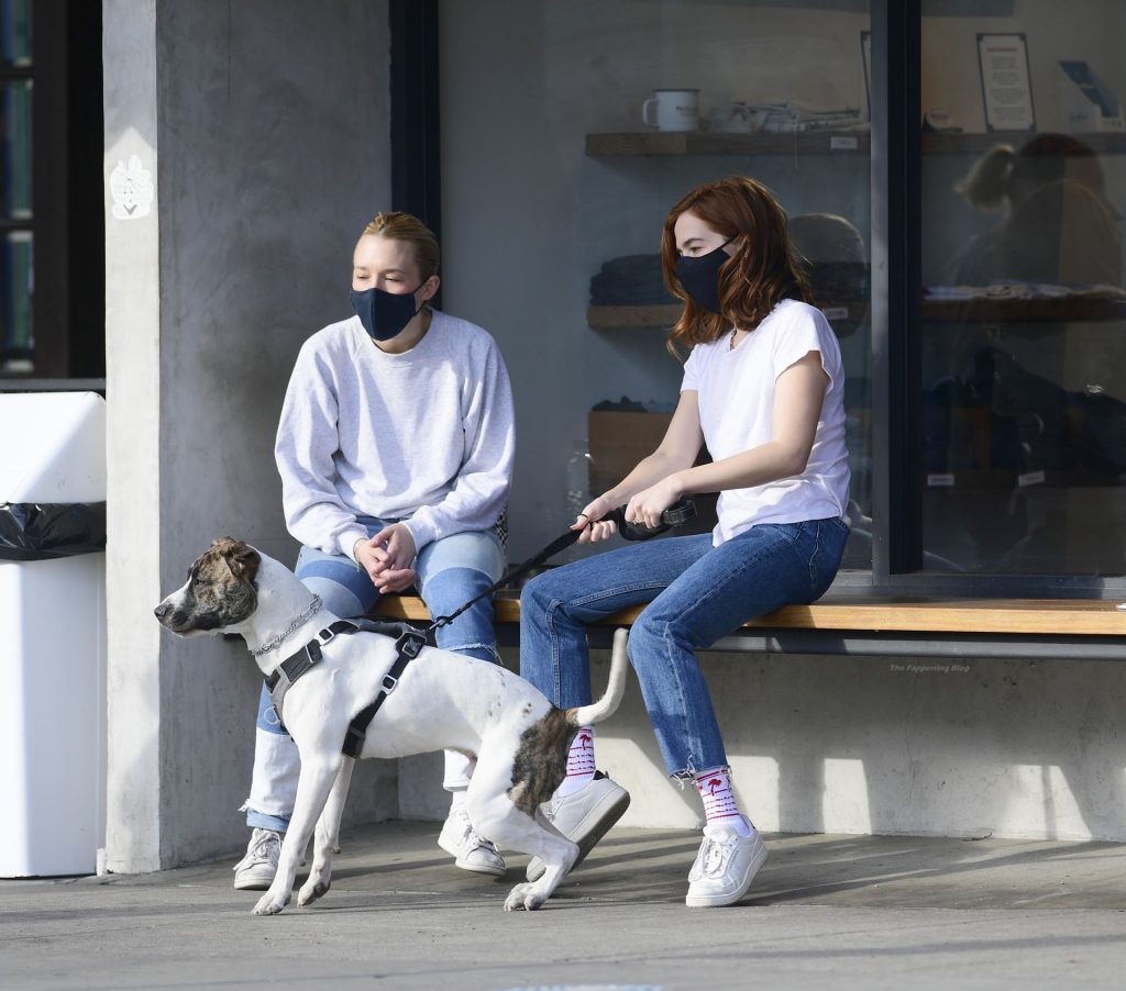 Zoey Deutch Plays With Friend’s Dog While on a Coffee Run in LA (45 Photos)