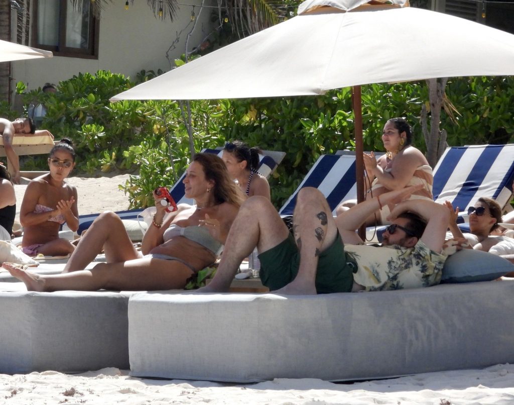 Tittyless Alana Hadid Sunbathes in Mexico (40 Photos)