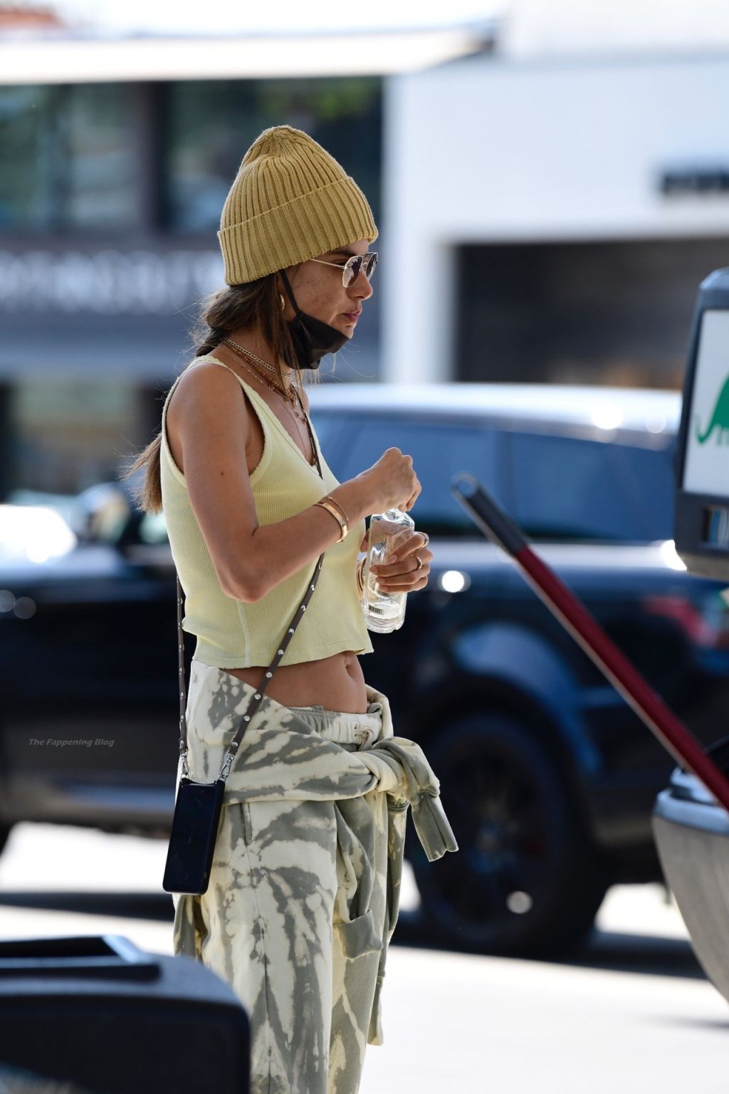 Braless Alessandra Ambrosio Stops at a Gas Station (116 Photos)