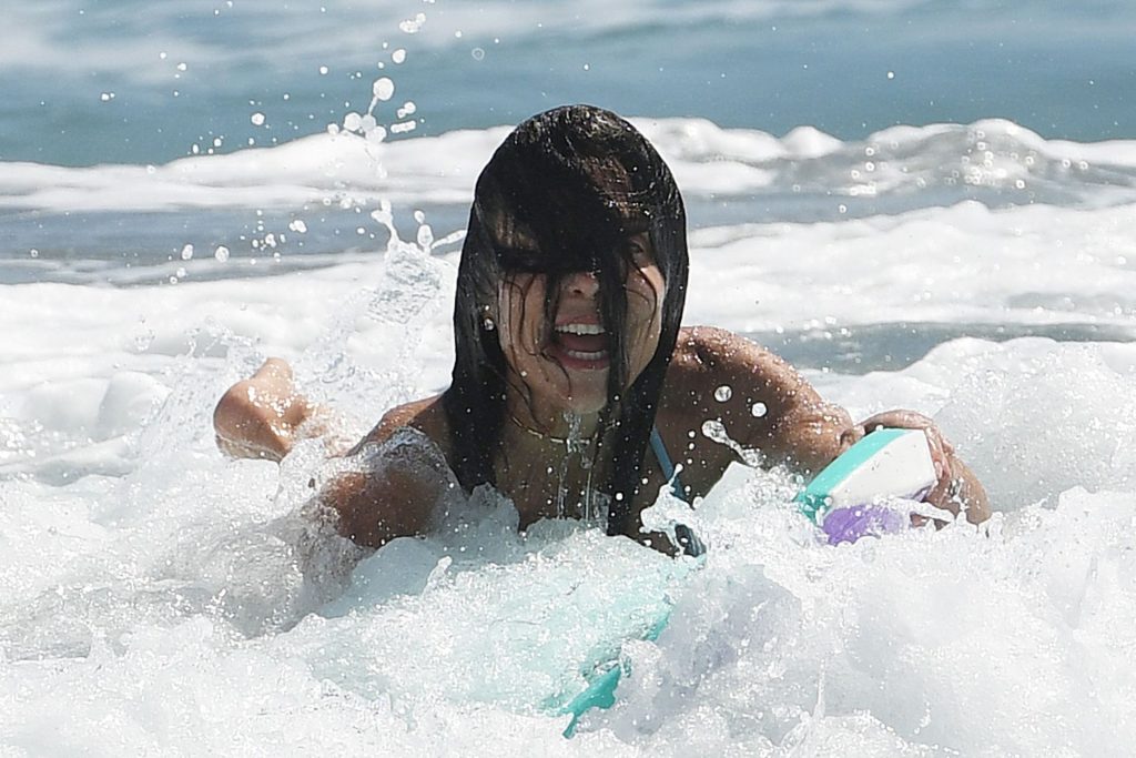 Bethenny Frankel Enjoys a Wild Surf Session on the Beach in Florida (57 Photos)