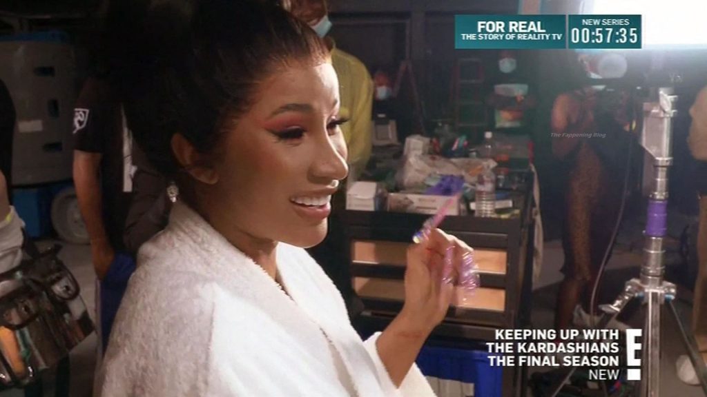 Rapper Cardi B Fangirls Over Kylie Jenner in Behind-the-Scenes WAP (44 Pics + Video)