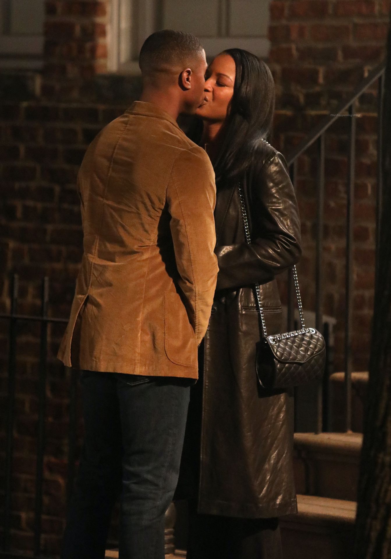 Michael B. Jordan & Chanté Adams are Pictured Kissing on the Set in NYC...