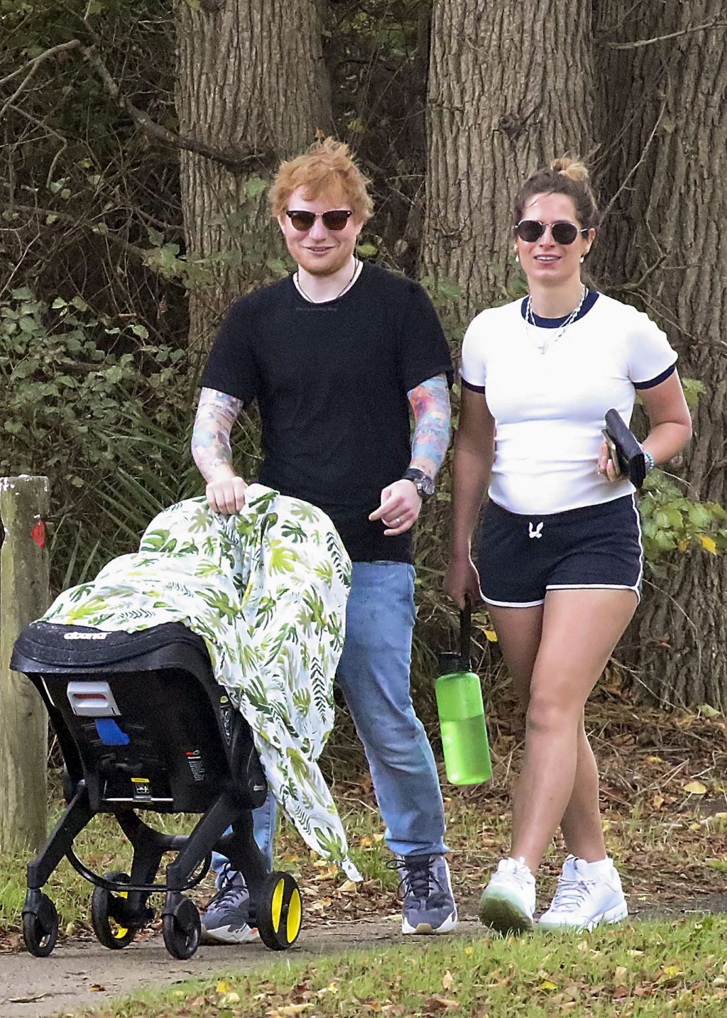 Ed Sheeran &amp; Cherry Seaborn Head Out For a Walk with Their Daughter (32 Photos)