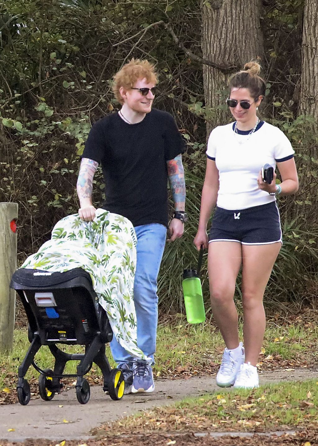 Ed Sheeran &amp; Cherry Seaborn Head Out For a Walk with Their Daughter (32 Photos)