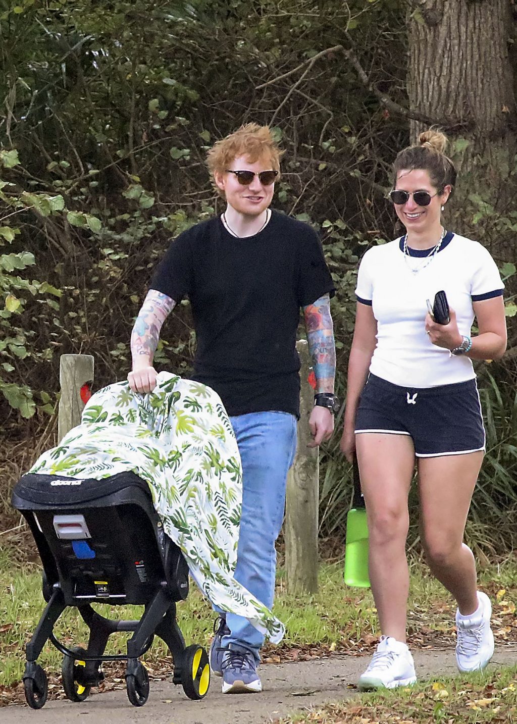 Ed Sheeran &amp; Cherry Seaborn Head Out For a Walk with Their Daughter (32 Photos)