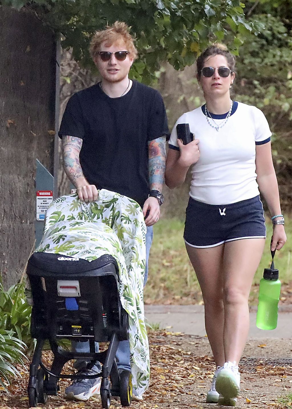 Ed Sheeran &amp; Cherry Seaborn Head Out For a Walk with Their Daughter (32 Photos)