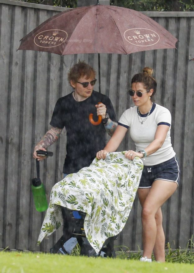 Ed Sheeran And Cherry Seaborn Head Out For A Walk With Their Daughter 32 Photos Thefappening 
