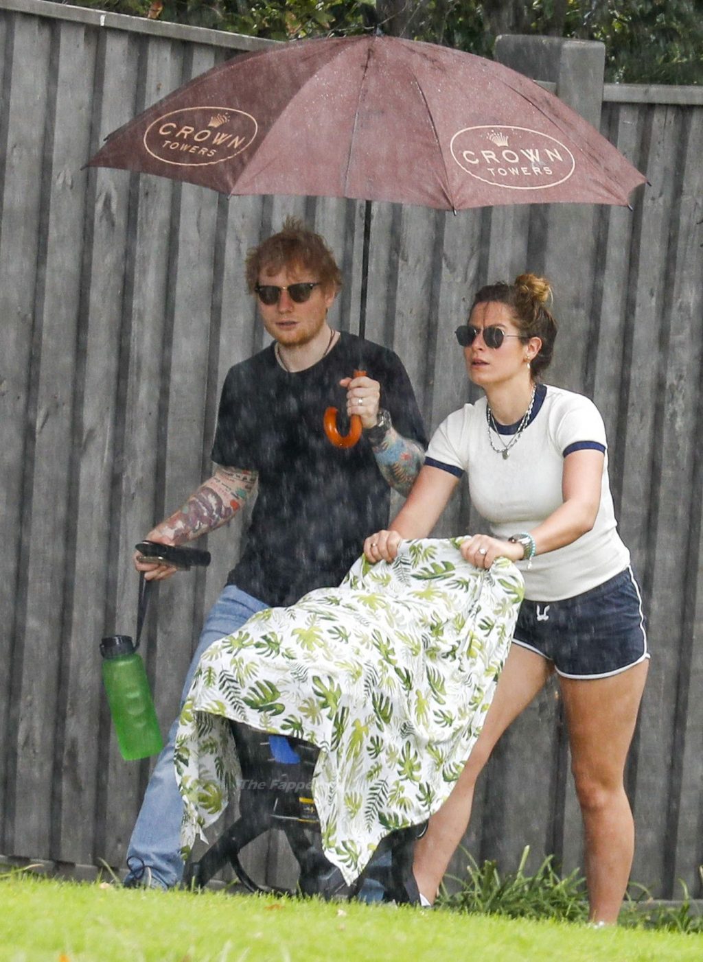 Ed Sheeran &amp; Cherry Seaborn Head Out For a Walk with Their Daughter (32 Photos)