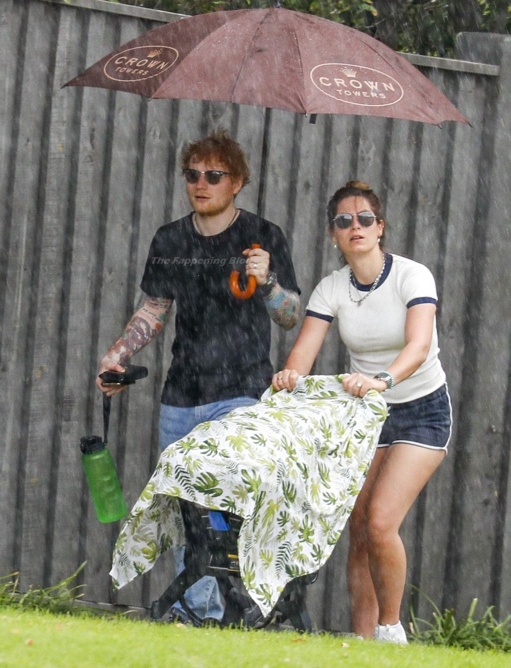 Ed Sheeran &amp; Cherry Seaborn Head Out For a Walk with Their Daughter (32 Photos)