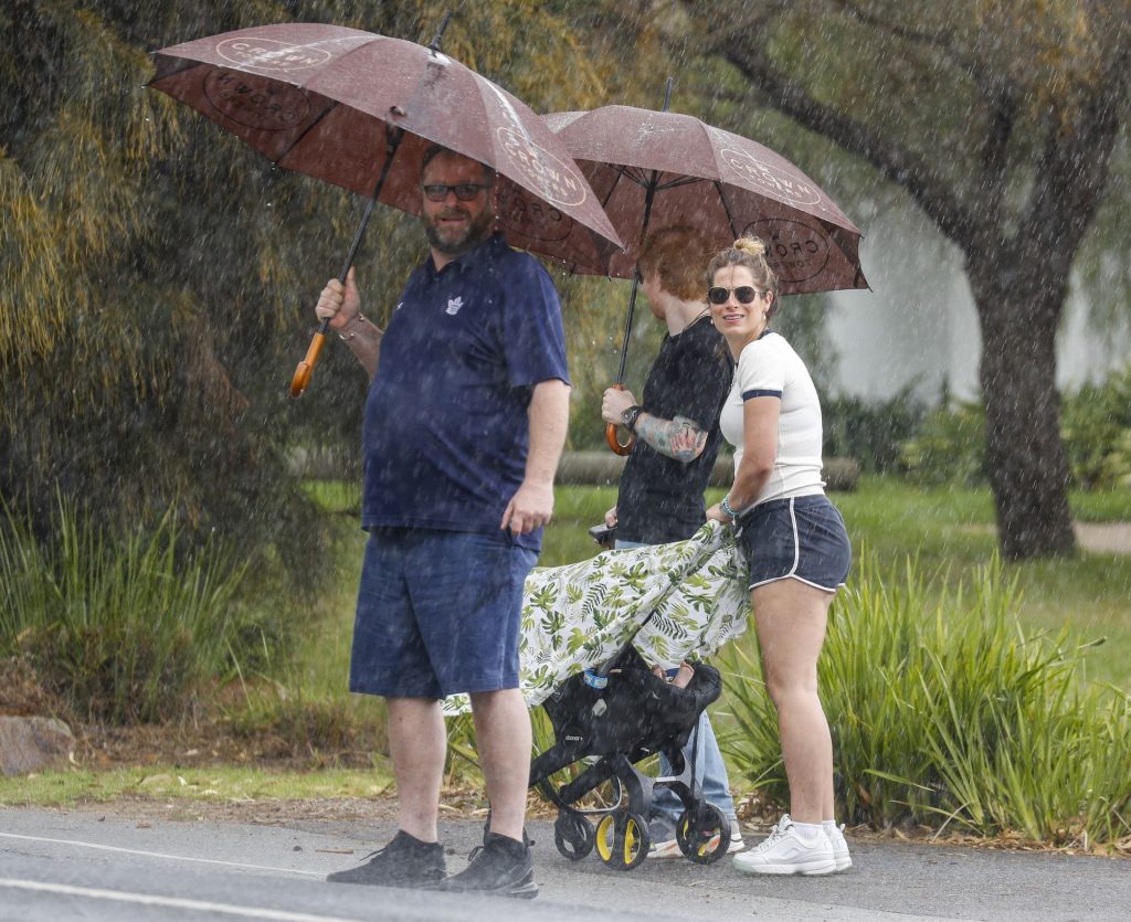 Ed Sheeran &amp; Cherry Seaborn Head Out For a Walk with Their Daughter (32 Photos)