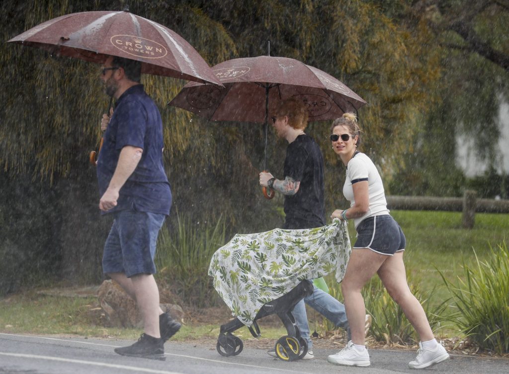 Ed Sheeran &amp; Cherry Seaborn Head Out For a Walk with Their Daughter (32 Photos)