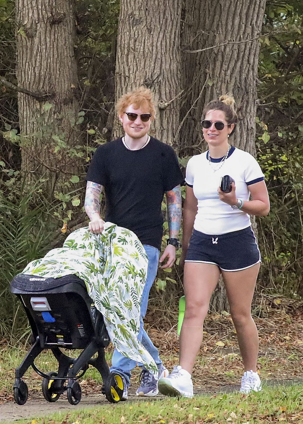 Ed Sheeran &amp; Cherry Seaborn Head Out For a Walk with Their Daughter (32 Photos)