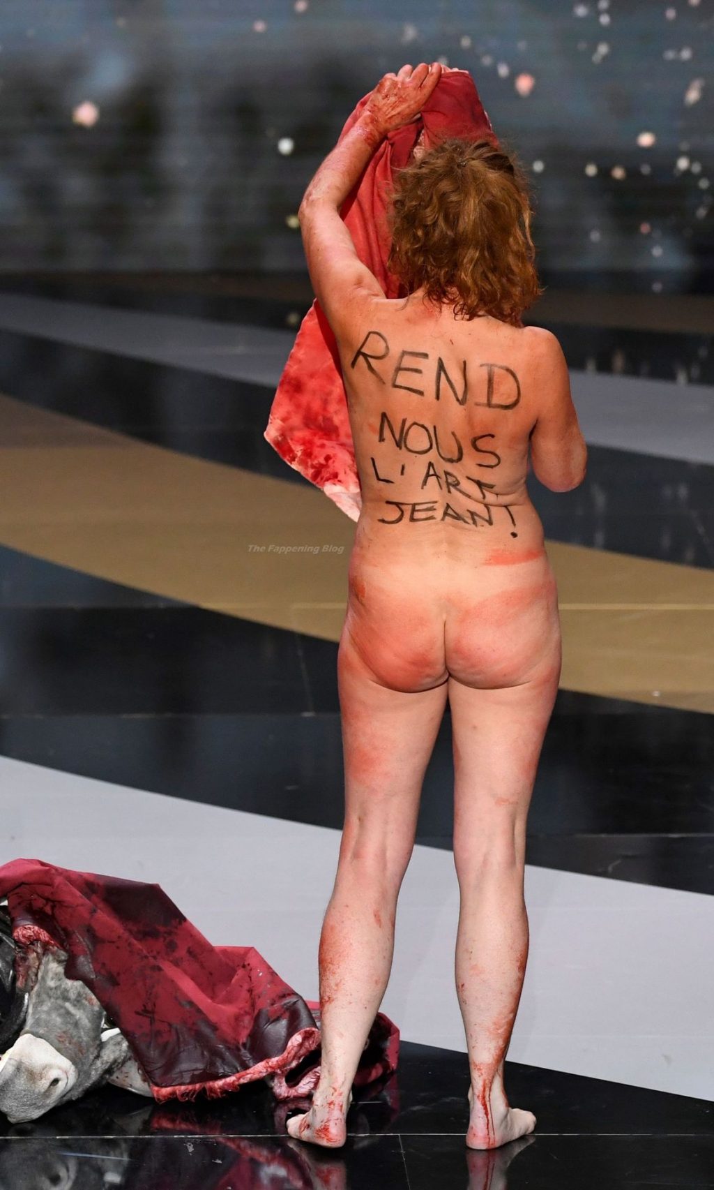 Corinne Masiero Shocks at The 46th Cesar Awards Ceremony in Paris (11 Nude Photos)