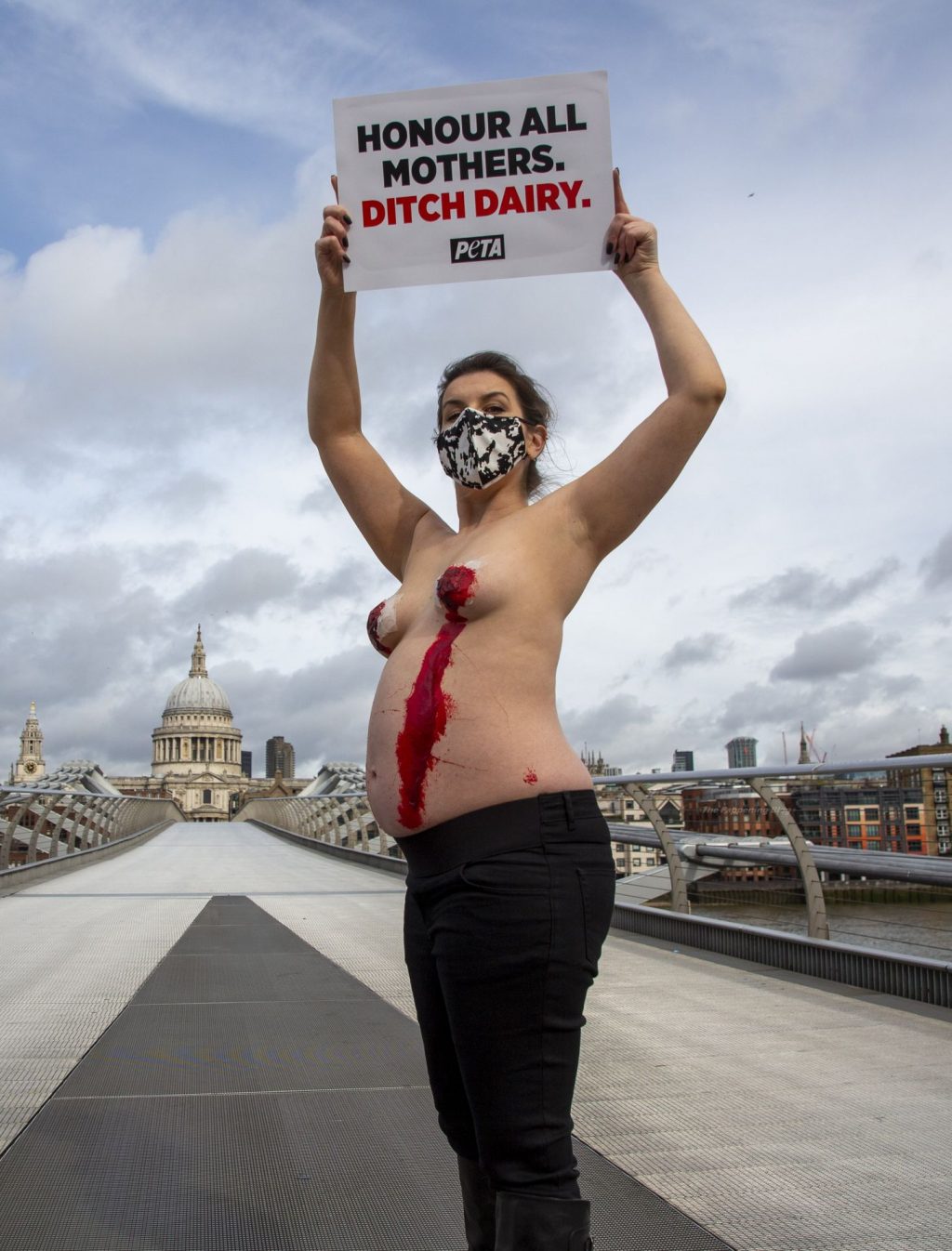 Daniella Wood’s Nude Protest (22 Photos)