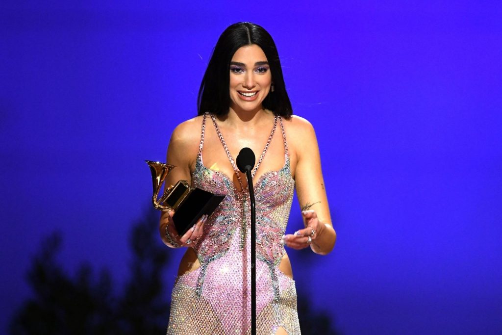 Dua Lipa Flaunts Her Sexy Figure at the 63rd Annual Grammy Awards (58 Photos)