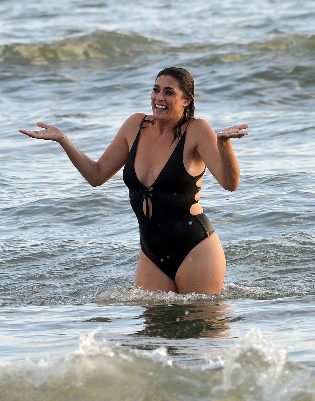 Elisa Isoardi Shows Off Her Stunning Figure on the Beach (57 Photos)