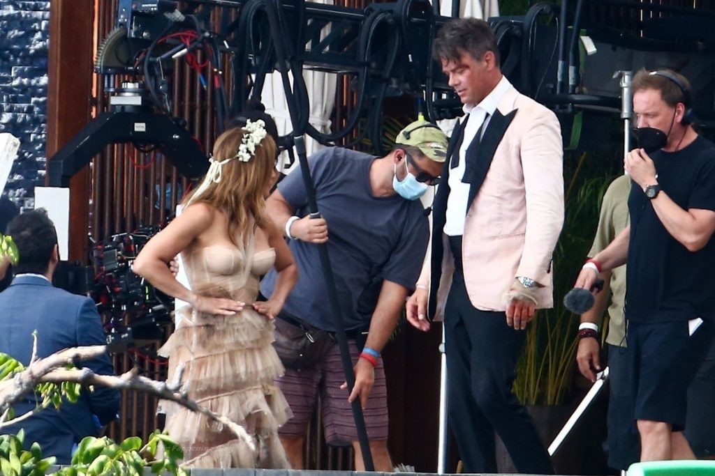 Josh Duhamel is Seen Filming Shotgun Wedding with Co-star Jennifer Lopez (63 Photos)