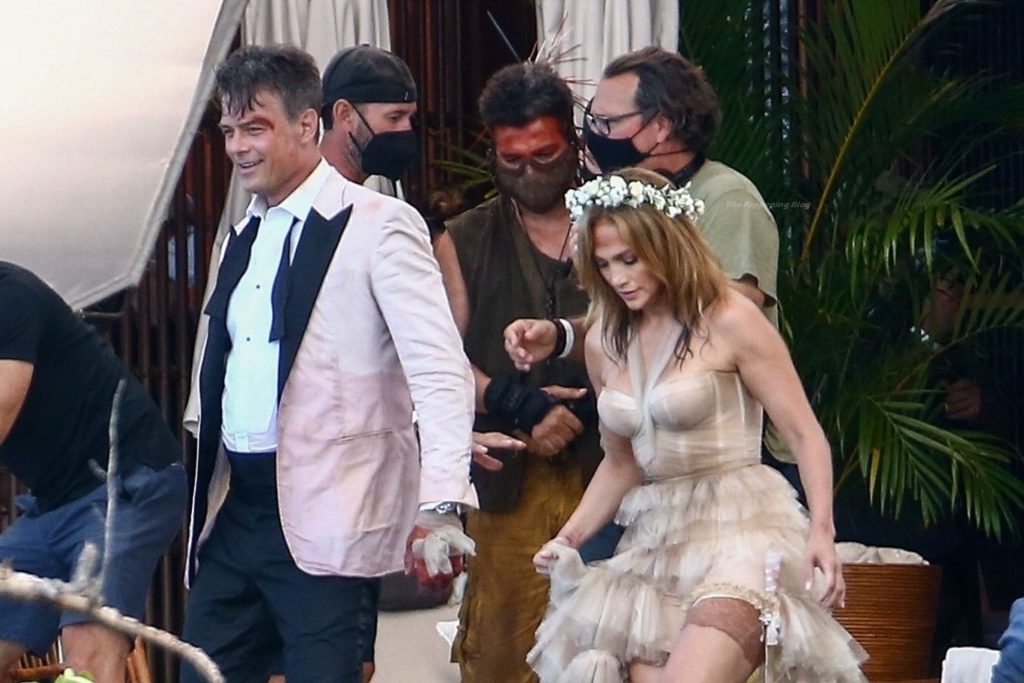 Josh Duhamel is Seen Filming Shotgun Wedding with Co-star Jennifer Lopez (63 Photos)