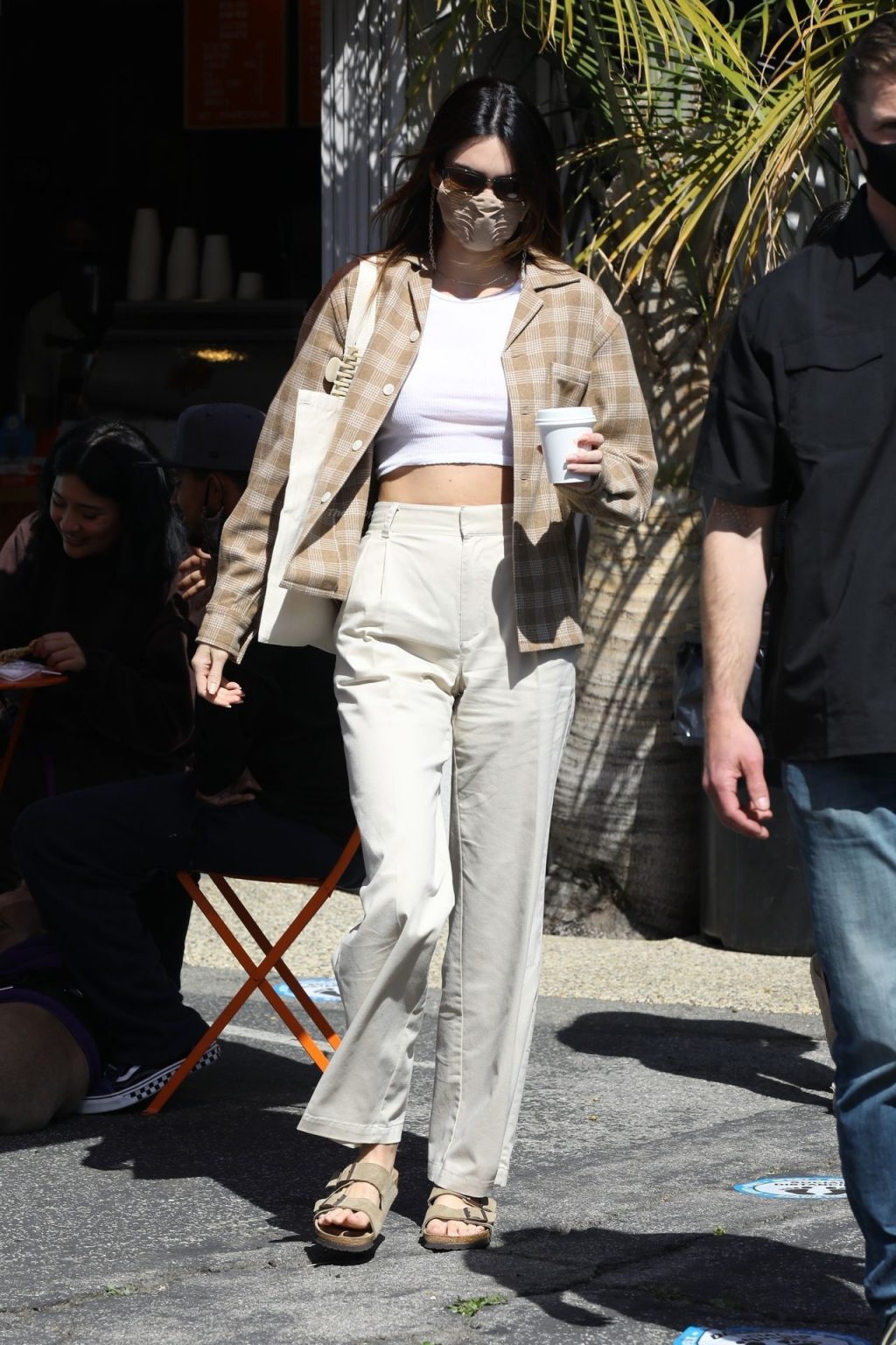 Kendall Jenner is Seen Braless Having Lunch in WeHo (71 Photos)