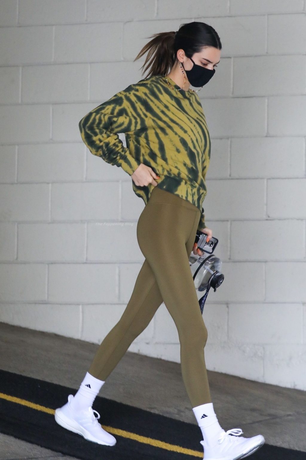 Kendall Jenner Shows Off Her Sexy Figure in Green Leggings in Beverly Hills (40 Photos)