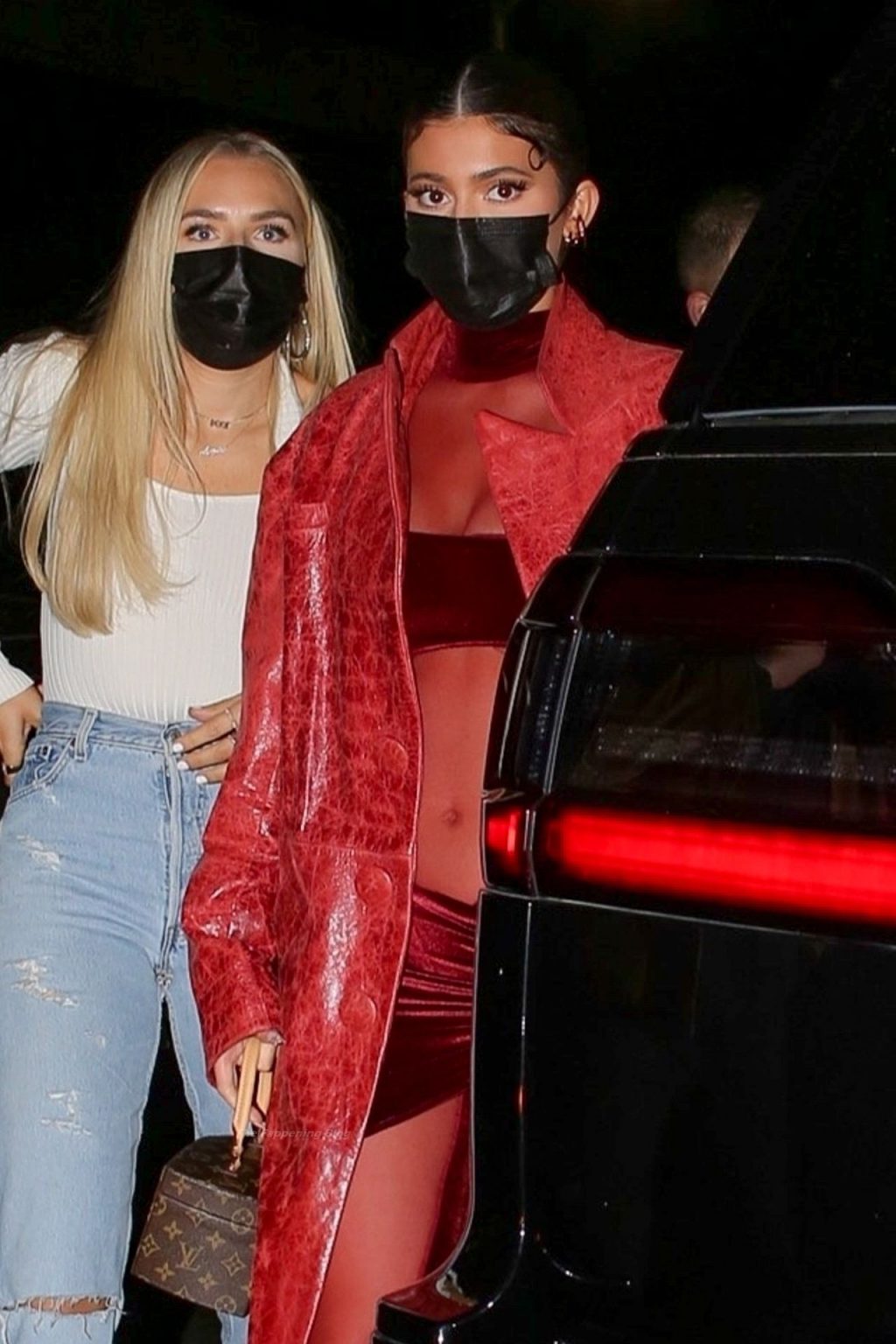 Kylie Jenner Arrives for Justin Bieber’s Album Release Party in a Sexy Red Ensemble (88 Photos)