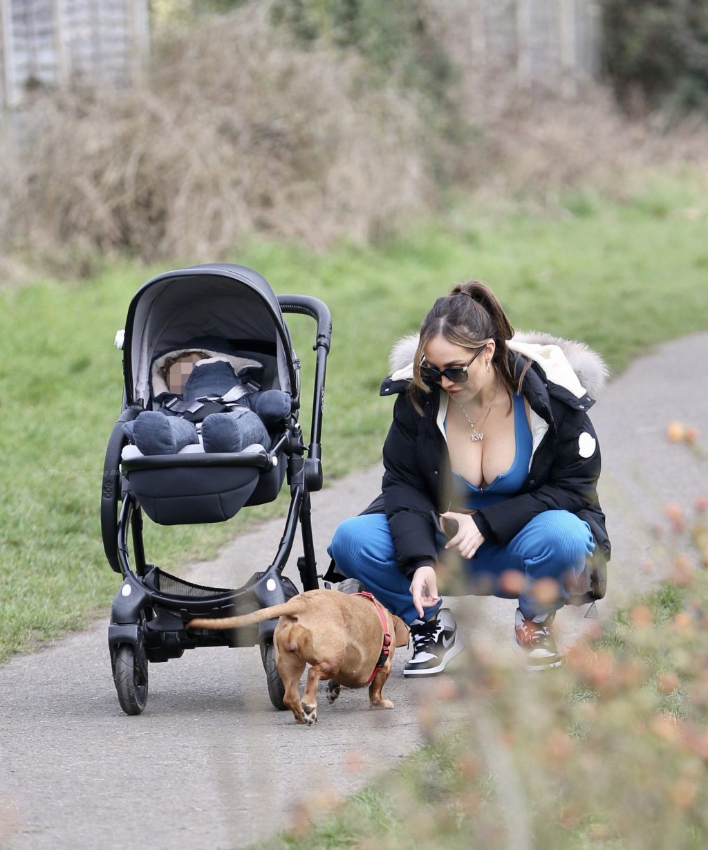 Lauryn Goodman Takes Her Son Out For a Walk in Hove (16 Photos)