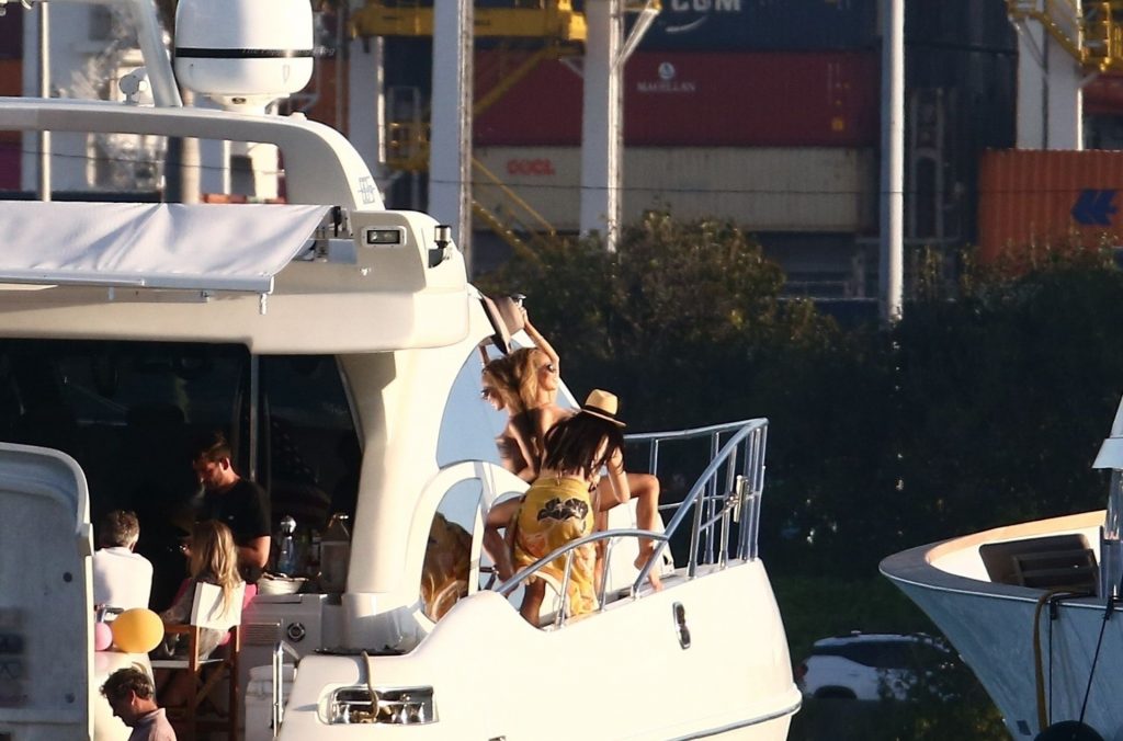 Lisa Hochstein and Her Husband Get Their Party on Aboard a Yacht in Miami (22 Photos)