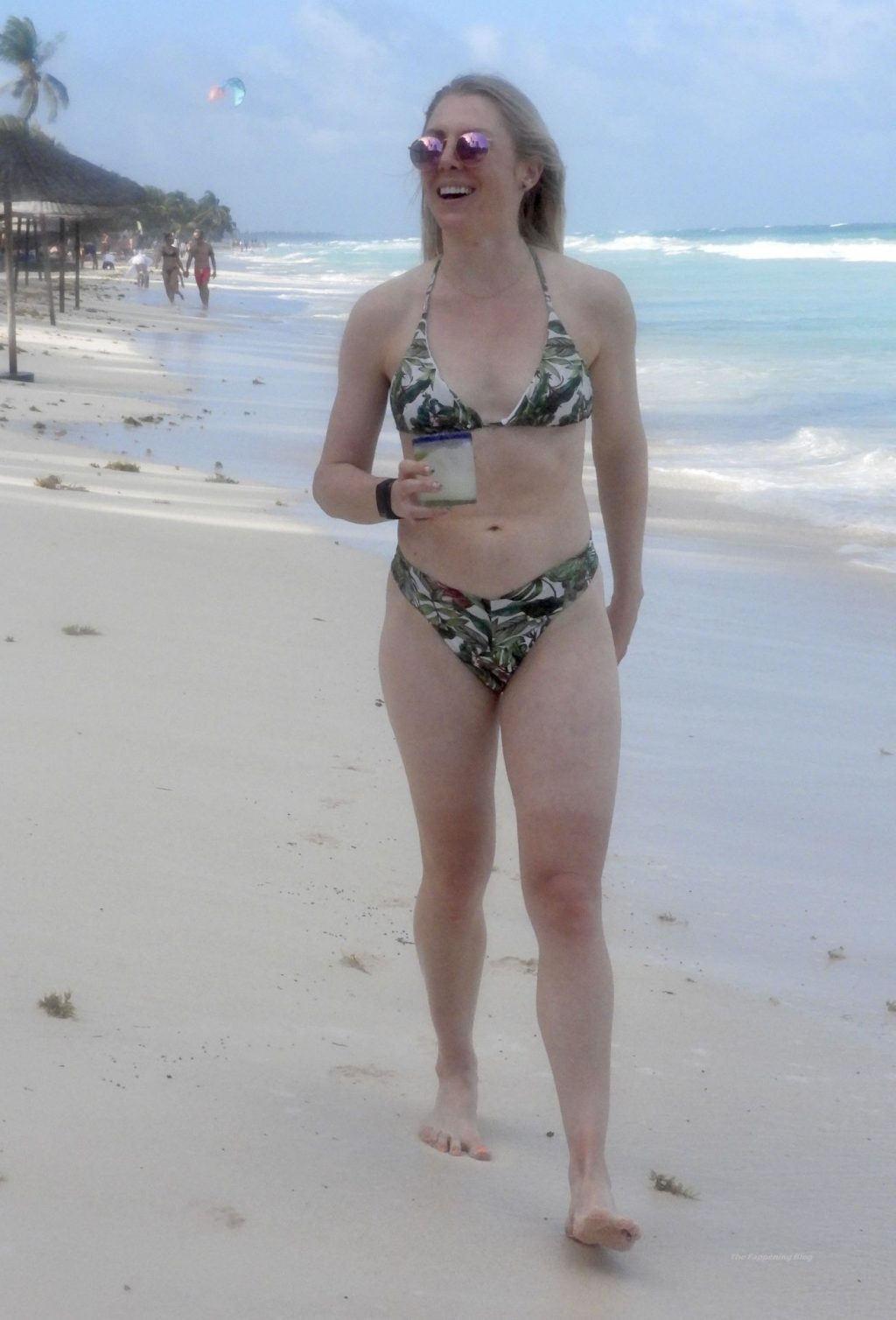 Natasha Fischer is Seen on the Beach in Tulum (14 Photos)