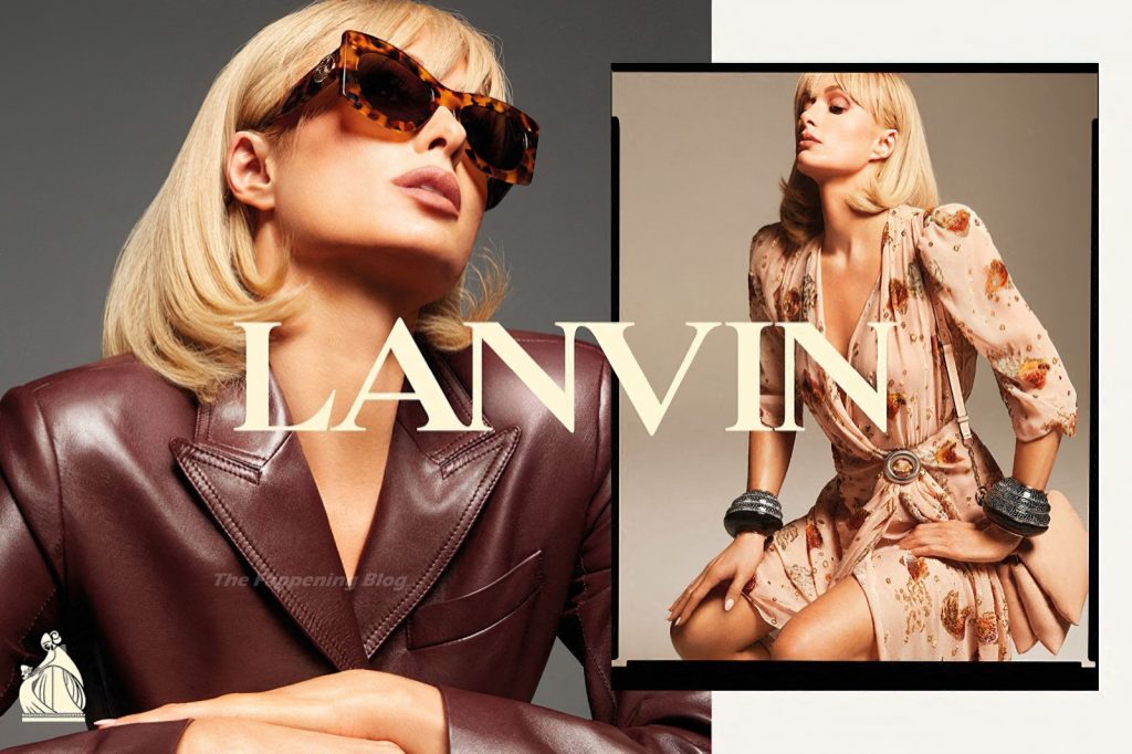 Paris Hilton Poses for Lanvin Spring / Summer 2021 Campaign (7 Photos)