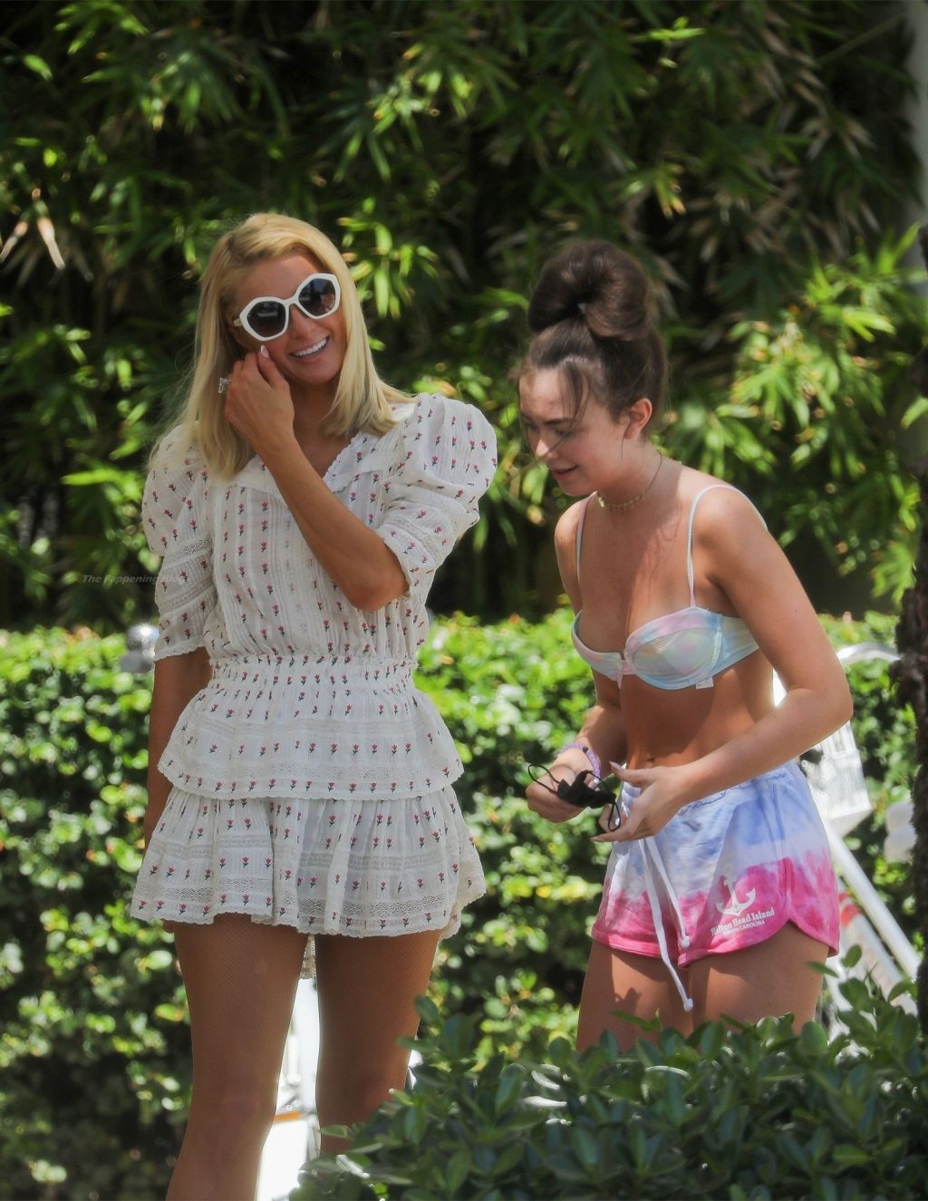Leggy Paris and Nicky Hilton Strike a Pose at the W Hotel in Miami Beach (64 Photos)