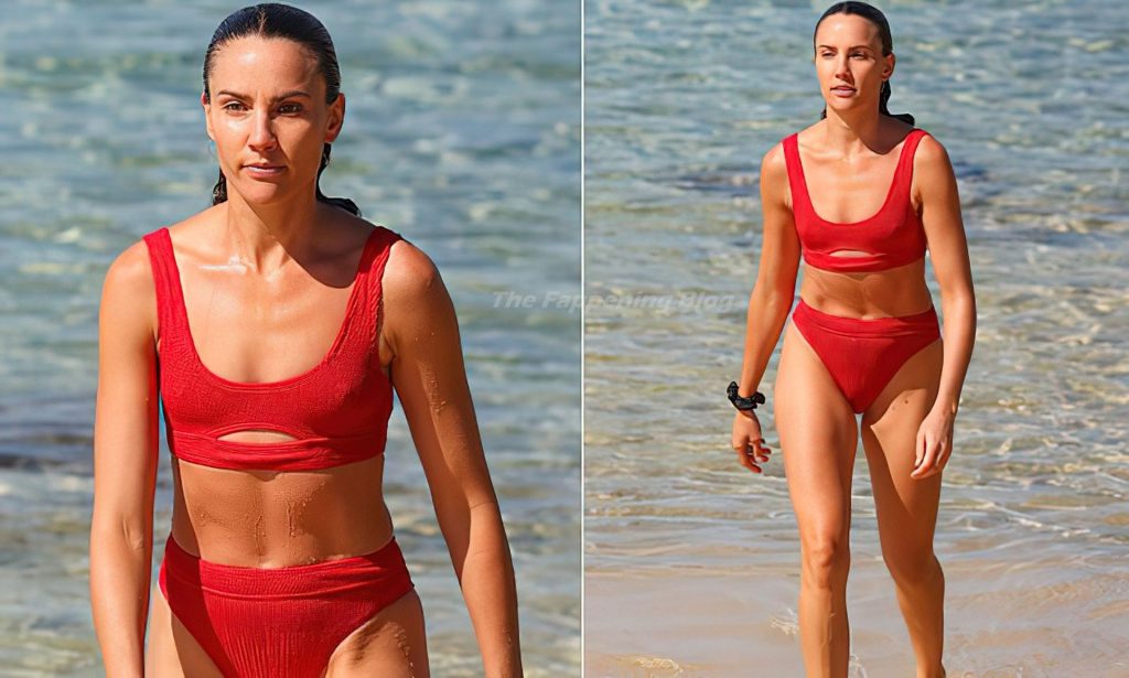Rachael Finch is Seen in a Red Bikini at Bronte Beach (59 Photos)