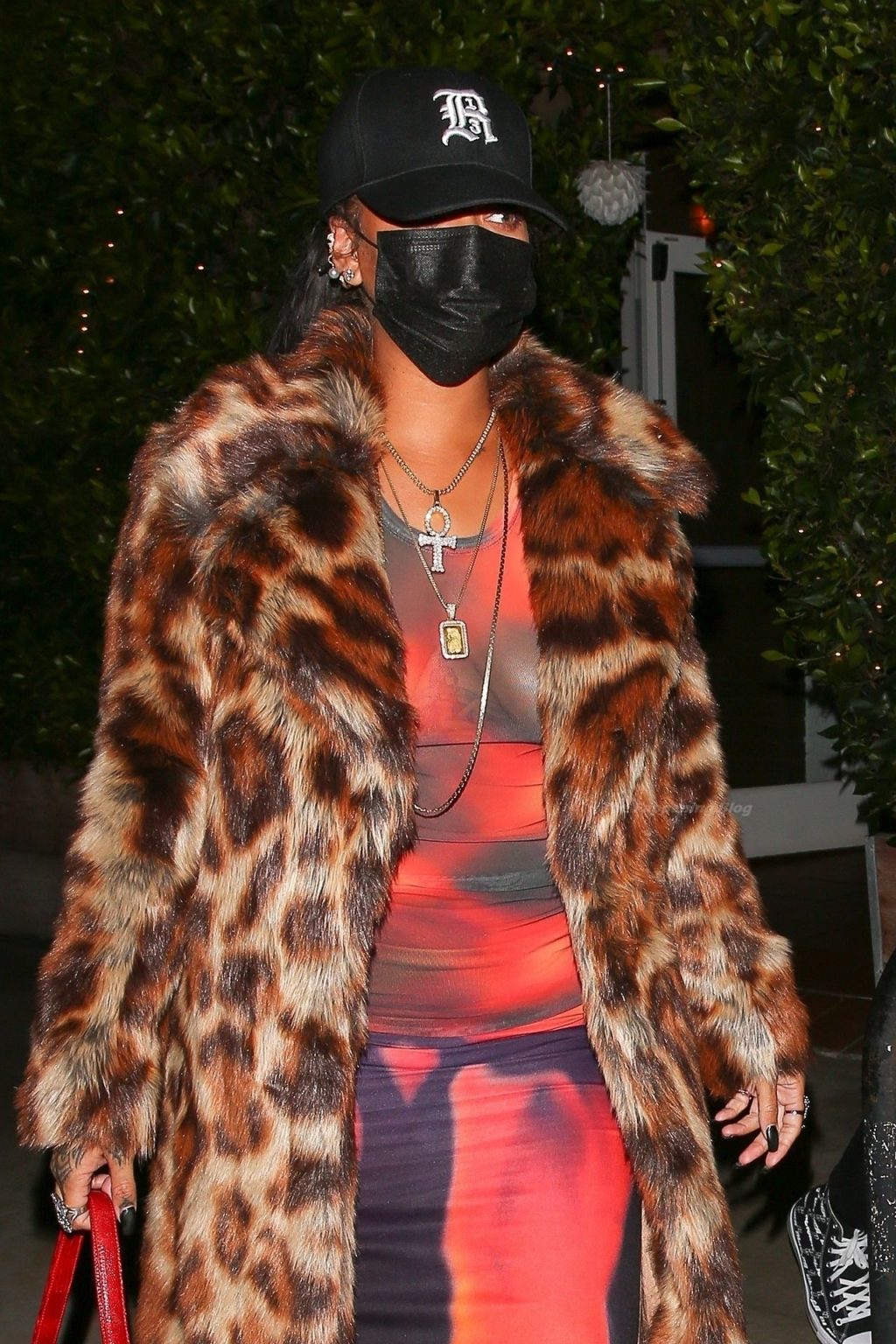 Braless Rihanna Takes a Step on The Wild Side as She Leaves Dinner in Santa Monica (43 Photos)