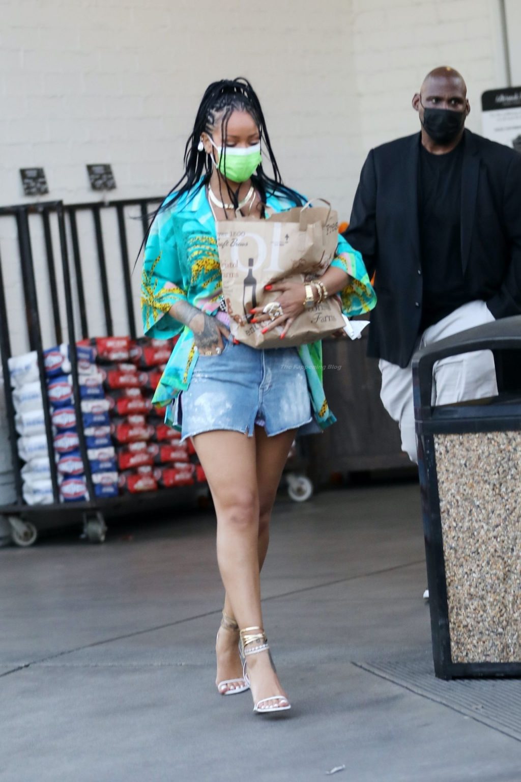 Leggy Rihanna Turns Heads in Colorful Island-Inspired Look in Beverly Hills (93 Photos)