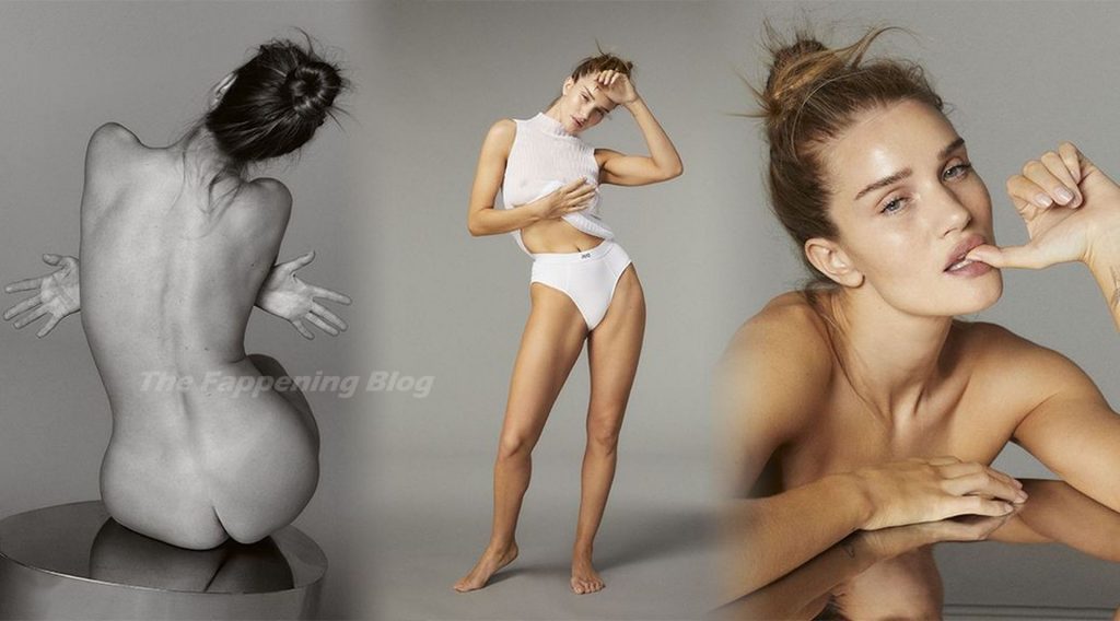 Rosie Huntington-Whiteley Nude &amp; Sexy – ELLE Magazine (9 Photos)