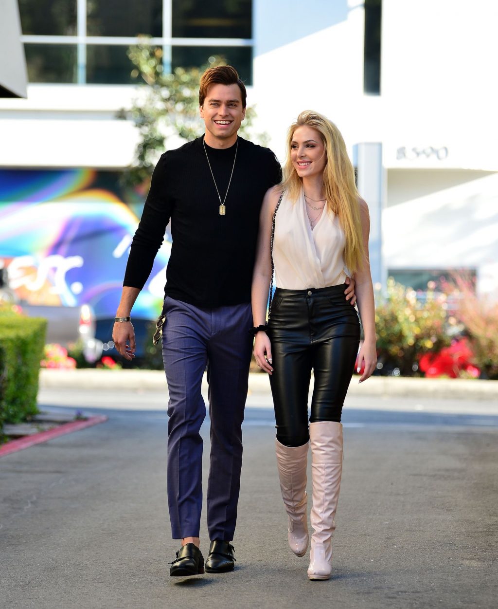 Saxon Sharbino &amp; Pierson Fodé Pack on the PDA After a Romantic lunch in LA (15 Photos)