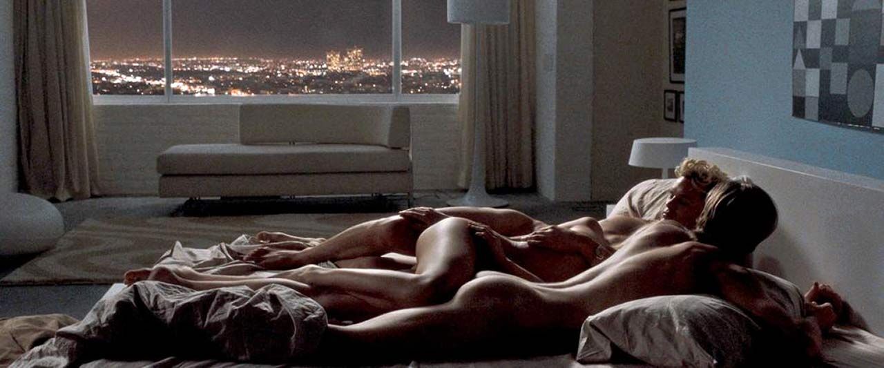 Let me show you this love scene where Amber Heard is lying on the bed with ...