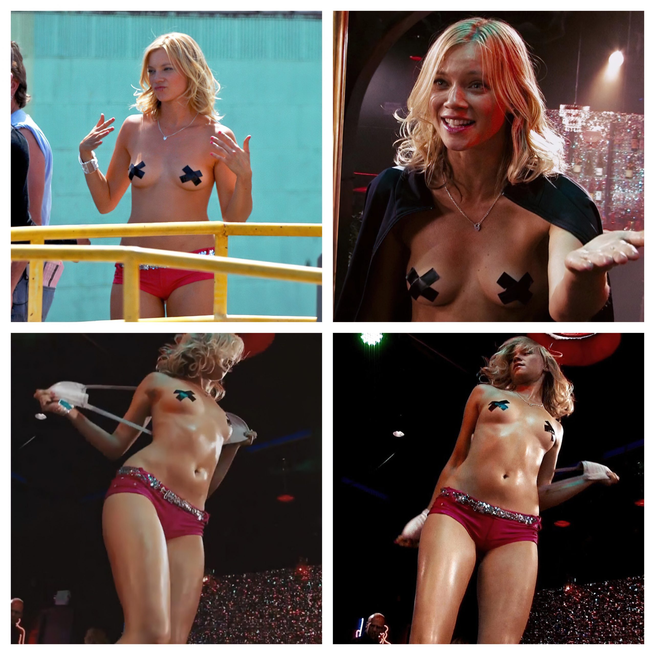Amy Smart Topless (1 Collage Photo) .