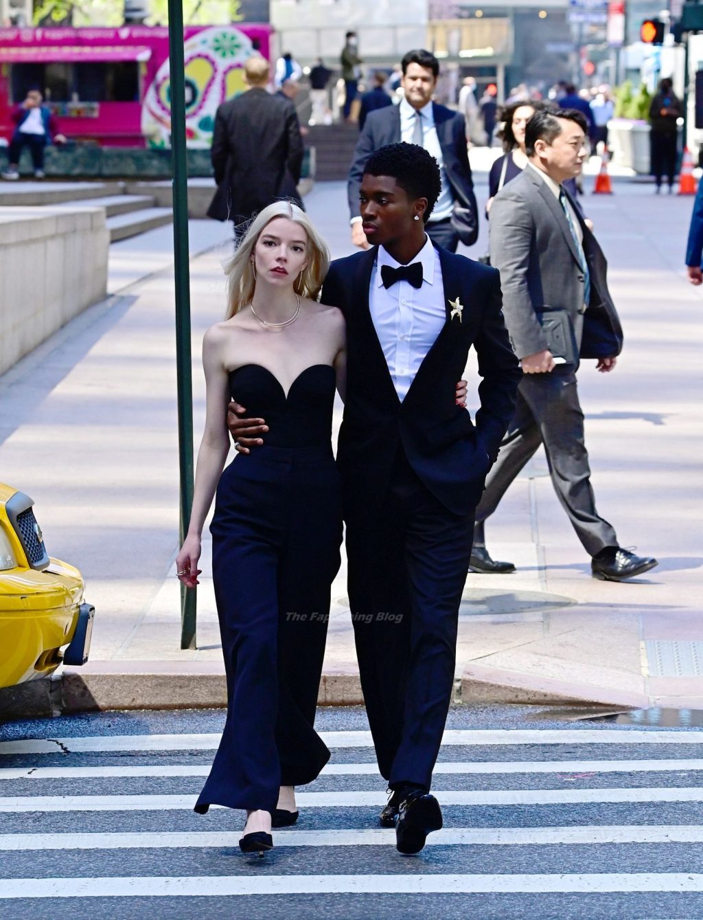 Anya Taylor-Joy is Spotted Busy at Work on the Streets of NYC (70 Photos)