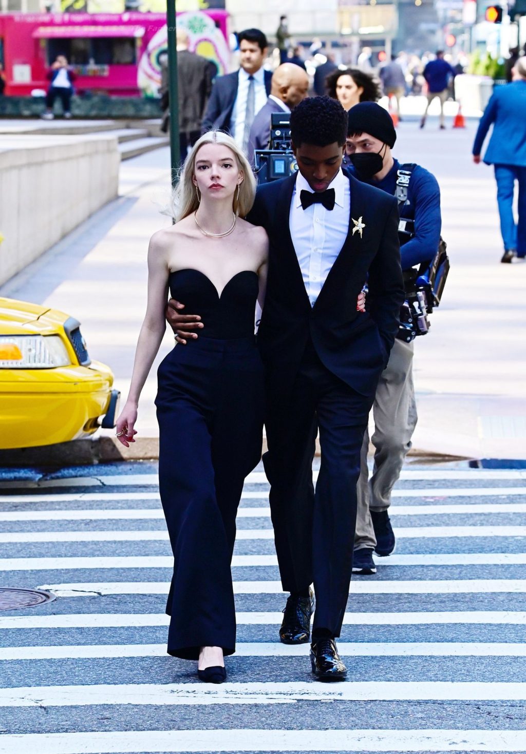Anya Taylor-Joy is Spotted Busy at Work on the Streets of NYC (70 Photos)