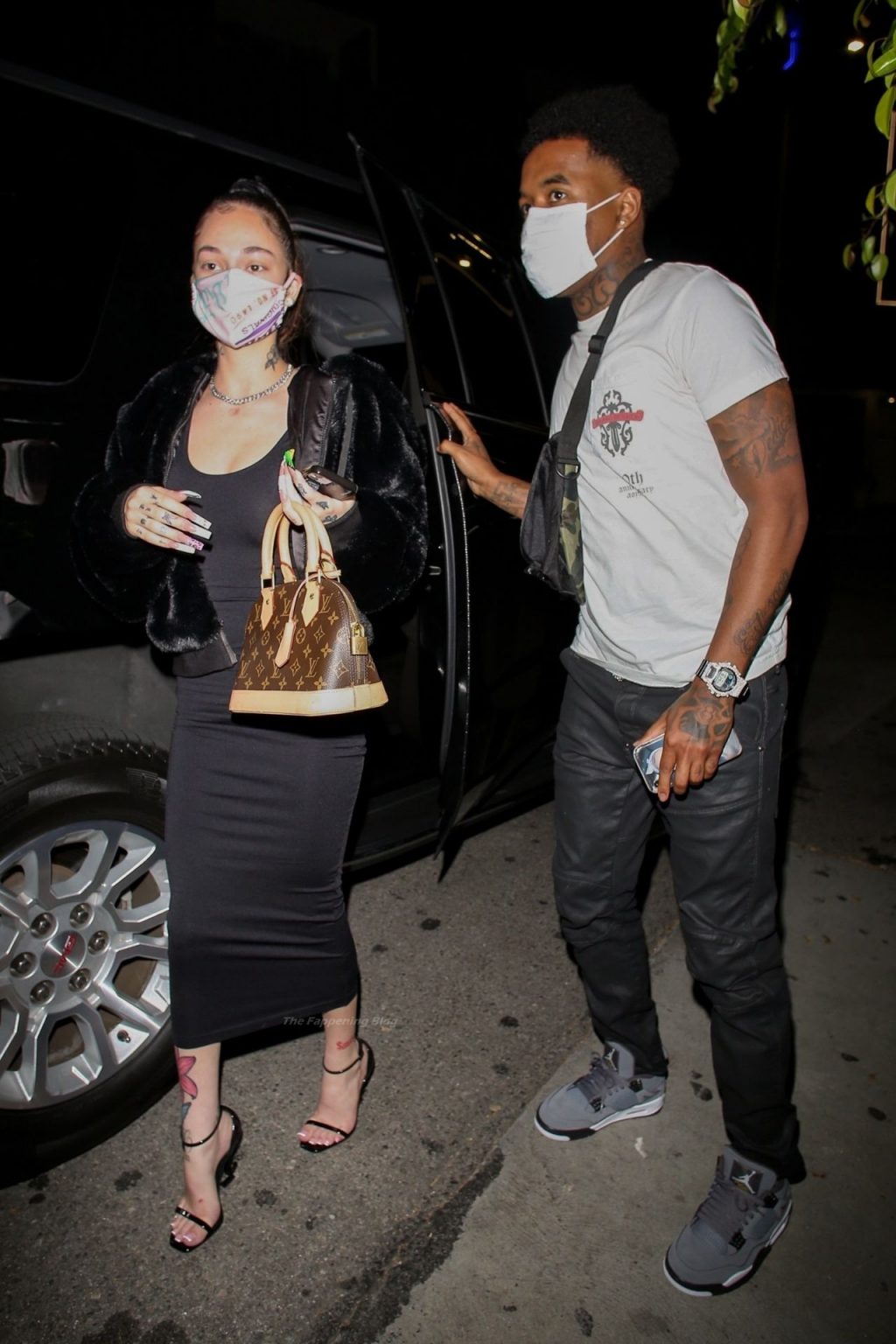 Bhad Bhabie Arrives for Dinner with Her Boyfriend in LA (25 Photos)