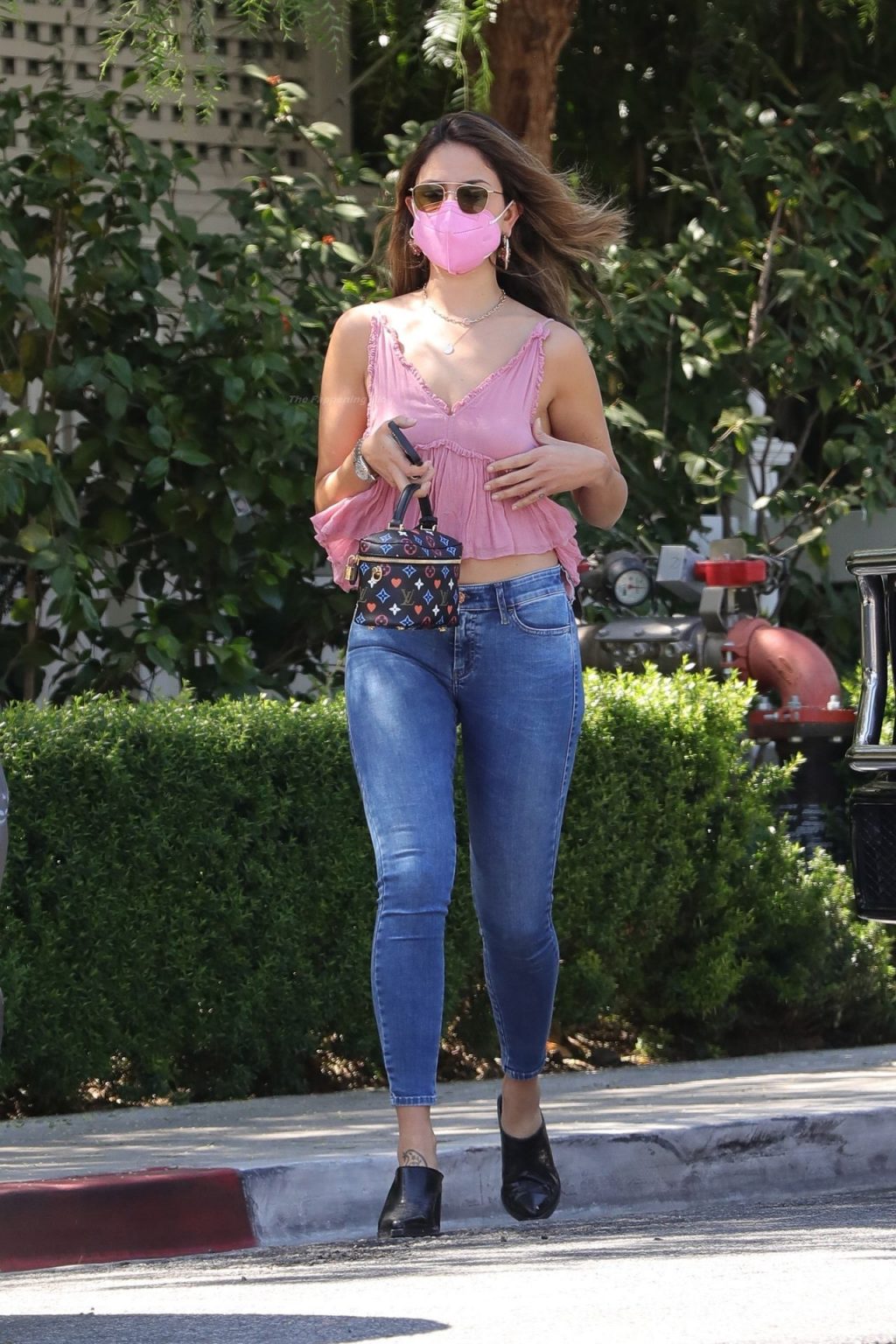 Braless Eiza Gonzalez Arrives for Easter Sunday Lunch in WeHo (13 Photos)