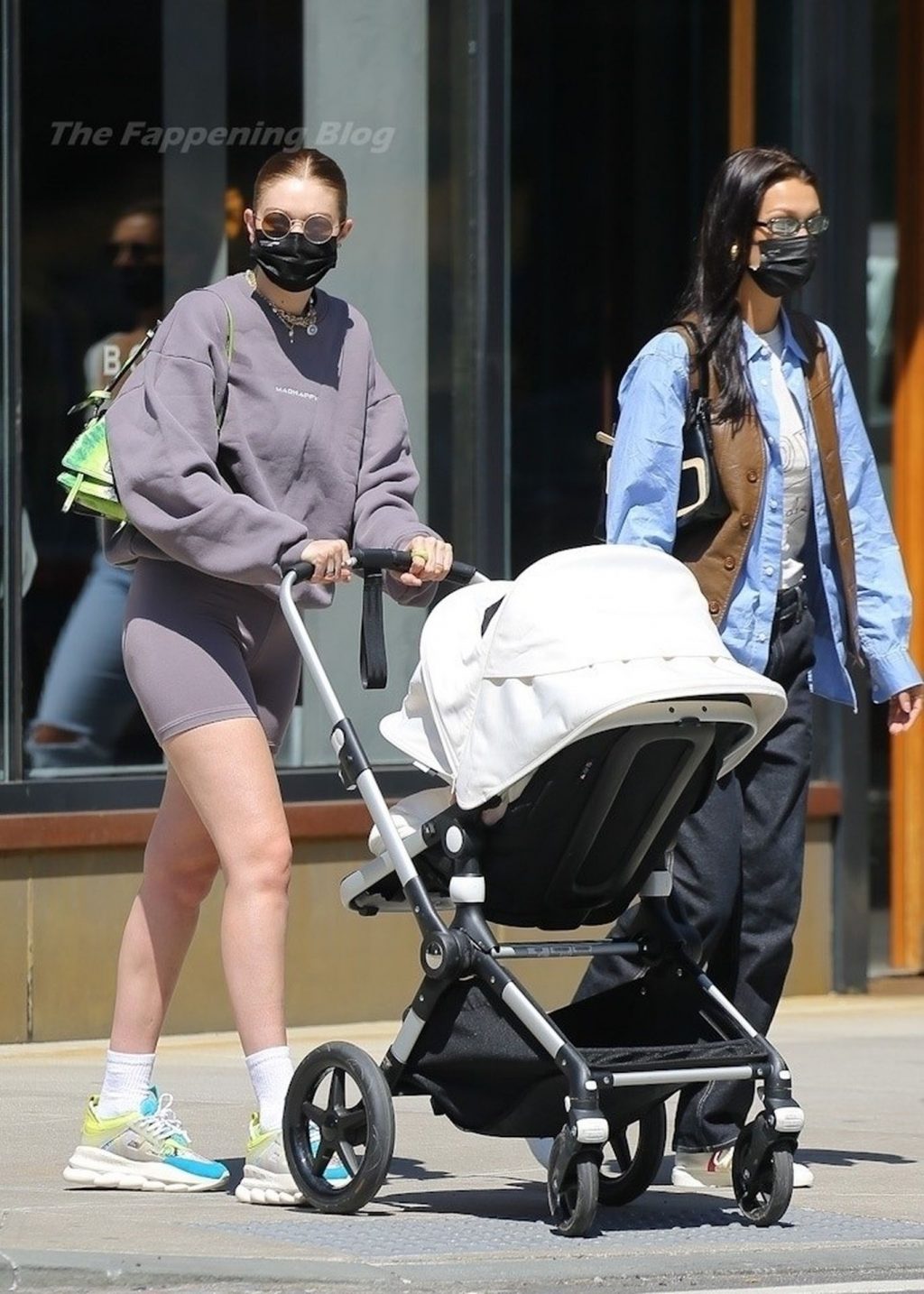 Gigi &amp; Bella Hadid Leave ‘The Smile’ After Having Lunch with Her Daughter and a Friend (68 Photos)