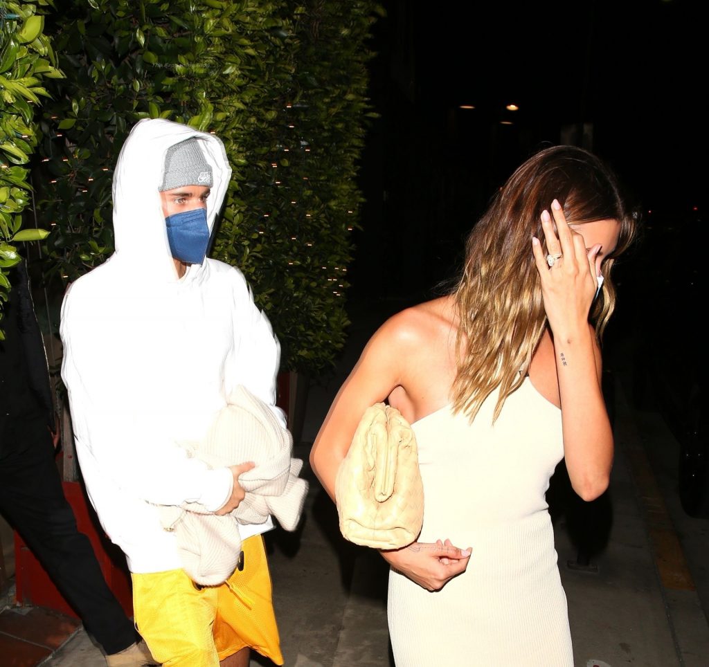 Hailey Bieber Leaves Giorgio Baldi After a Romantic Dinner with Justin (17 Photos)