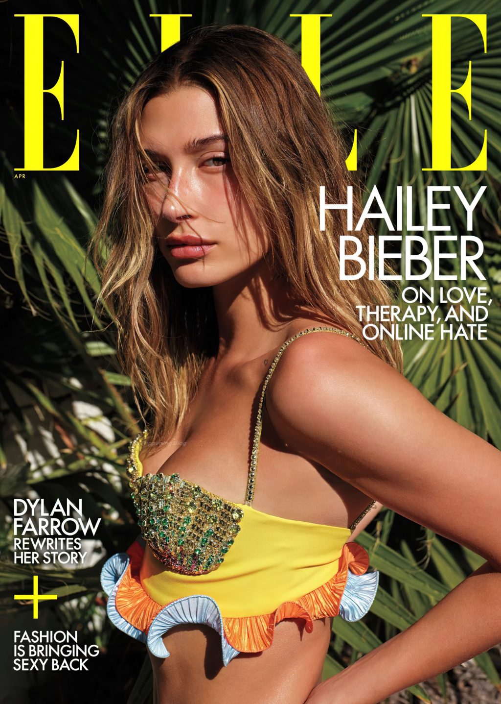 Hailey Bieber Sexy – ELLE Magazine (15 Photos)