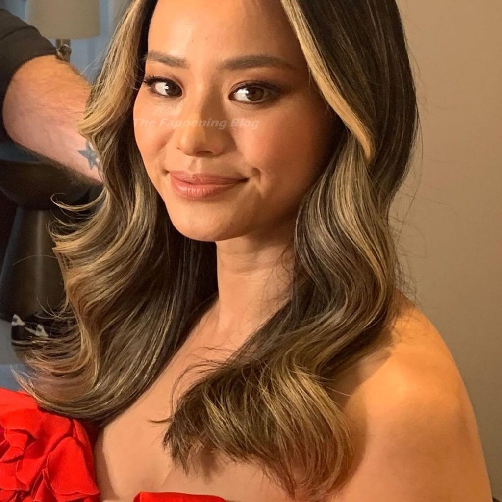 Jamie Chung Gets Ready for the 27th Annual Screen Actors Guild Awards (15 Photos)