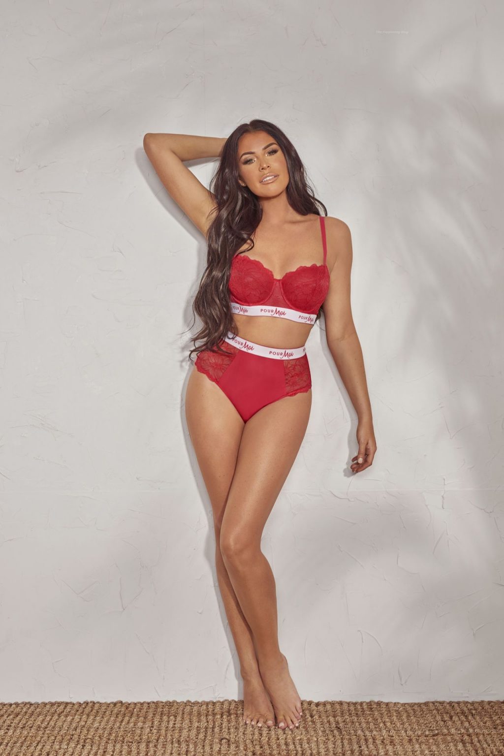 Jess Wright Shows Off Her Curves for Pour Moi (10 Photos)