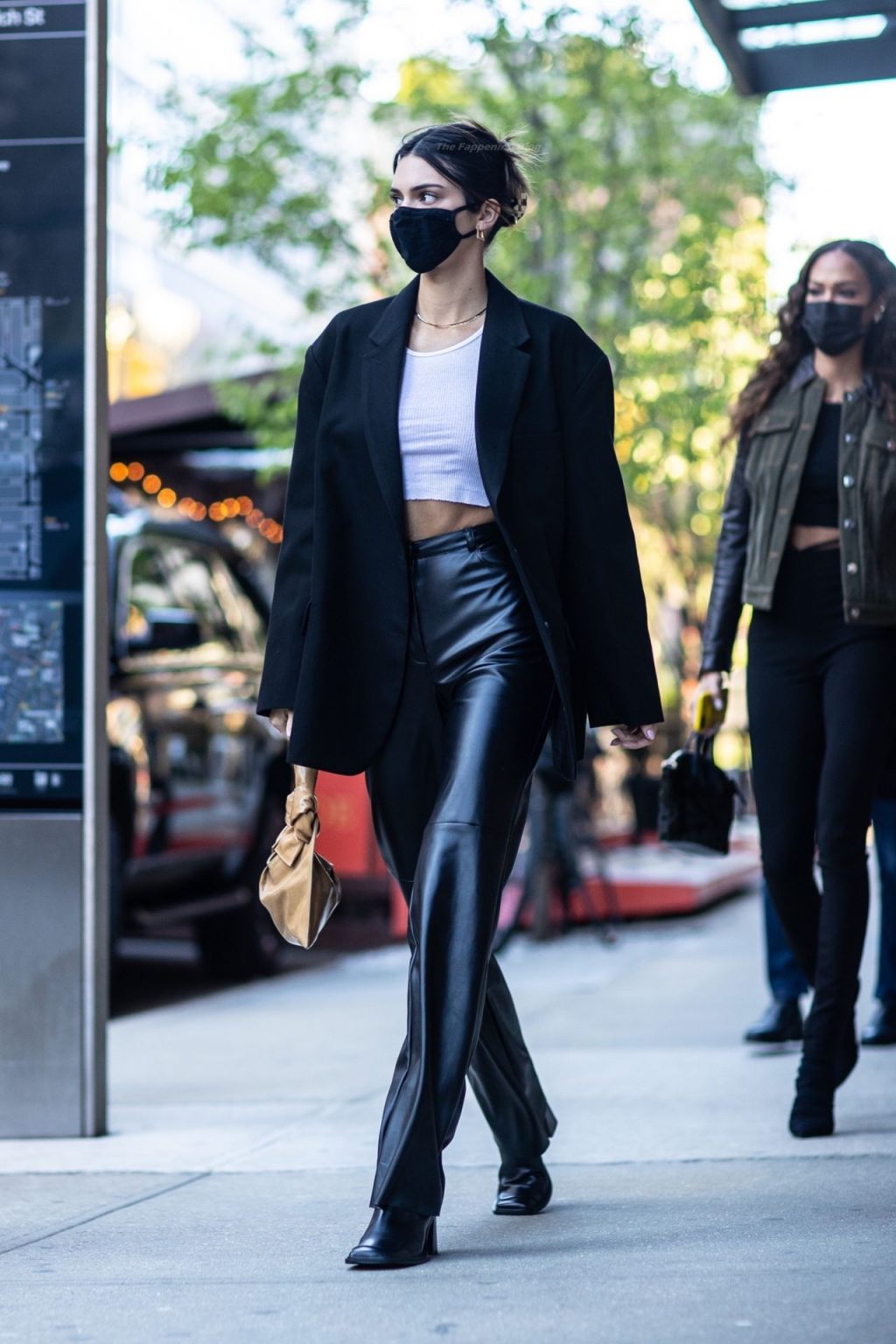 Braless Kendall Jenner &amp; Joan Small Stops By Tribeca, NYC (66 Photos)